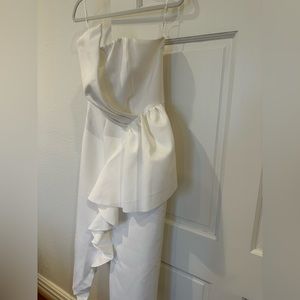 Elliatt Reception Dress-White-Medium